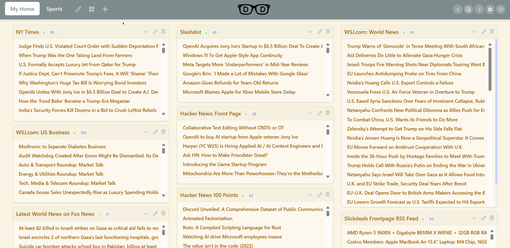 DashDork Dashboard